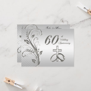 Einladungskarte zum 60. Hochzeitstag Einladung