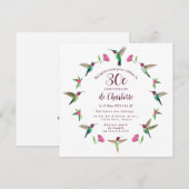 Einladungskarte zum Geburtstag (Vorne/Hinten)