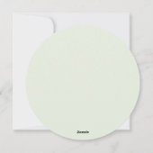 Einladungskarte zum Geburtstag (Rückseite)