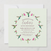 Einladungskarte zum Geburtstag