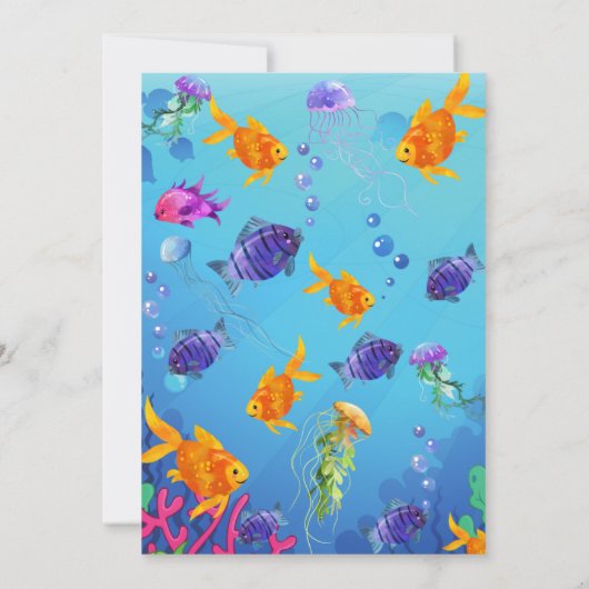 Einladungskarte zum Geburtstag des Köders (Rückseite)