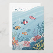 Einladungskarte zum Geburtstag Einladung (Vorne/Hinten)