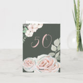 Einladungskarte zum geklappten Geburtstag (Rückseite)