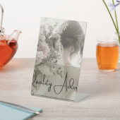 Einladungskarte zum Hochzeitstag Sockelschild (In SItu)