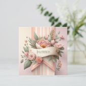 Einladungskarte zum selbst beschriften - Einladung (Stehend Vorderseite)