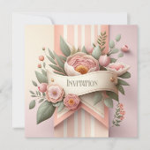 Einladungskarte zum selbst beschriften - Einladung (Vorderseite)