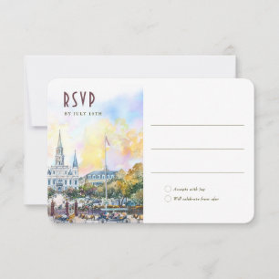 Einladungskarte zur Hochzeit in New Orleans Einladung