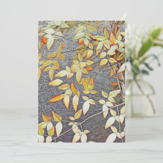 Einladungskarten / (Stehend Vorderseite)