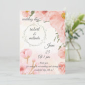 Einladungskarten (Stehend Vorderseite)