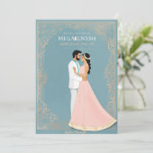 Einladungskarten (Stehend Vorderseite)