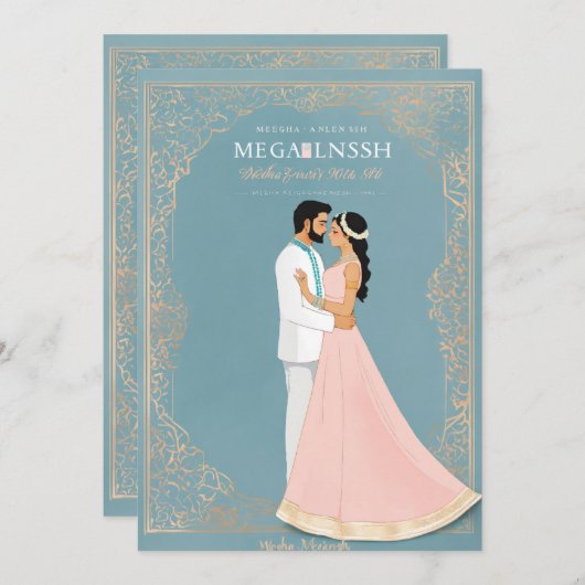 Einladungskarten (Vorne/Hinten)