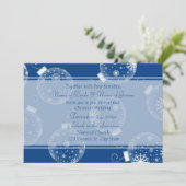 Einladungskarten für Weihnachtsaufenthalte im Foto (Stehend Vorderseite)