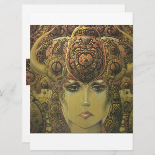 Einladungskarten Sinti und Roma-Design (Vorne/Hinten)