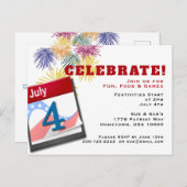 Einladungspostkarte (Vorne/Hinten)