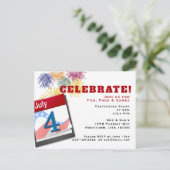 Einladungspostkarte (Stehend Vorderseite)