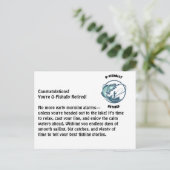 Einladungspostkarte (Stehend Vorderseite)