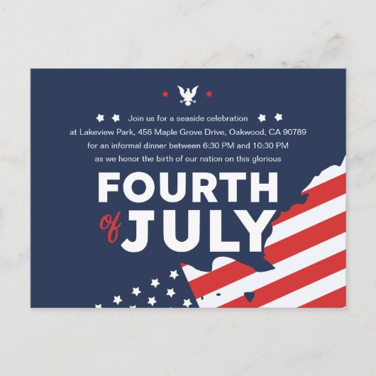 Einladungspostkarte (Vorderseite)