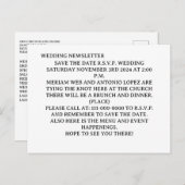 Einladungspostkarte (Vorne/Hinten)