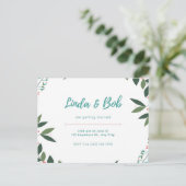 Einladungspostkarte (Stehend Vorderseite)