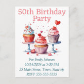 Einladungspostkarte (Vorderseite)