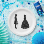 Einladungspostkarte Pappteller (Party)