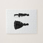 Einladungspostkarte Puzzle (Horizontal)