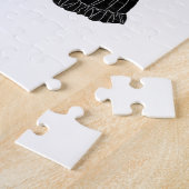 Einladungspostkarte Puzzle (Seite)