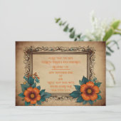 Einladungspostkarte Save The Date (Stehend Vorderseite)