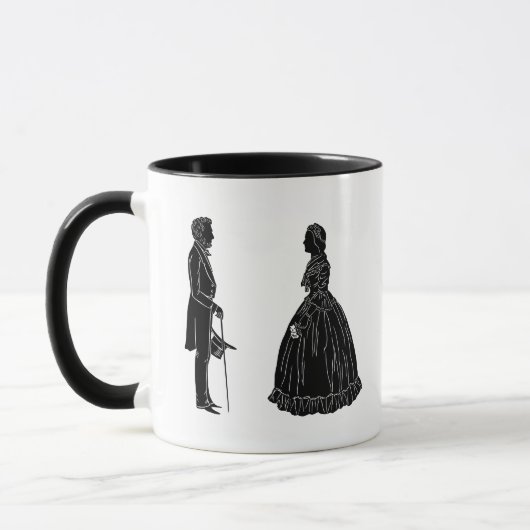 Einladungspostkarte Tasse (Links)
