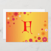 Einladungsschreiben Einladung (Vorne/Hinten)