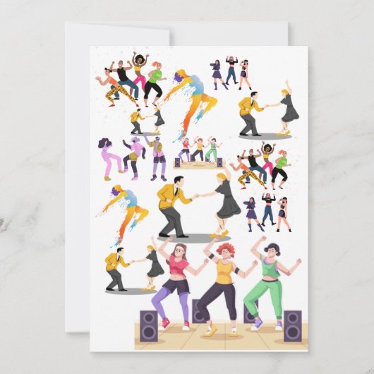 Einladungstanzankündigungen Einladung (Vorderseite)