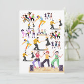 Einladungstanzankündigungen Einladung (Stehend Vorderseite)