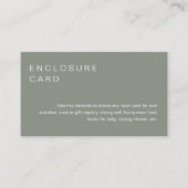 Einladungsteg für die Bohemische Verschlusskarte S Begleitkarte (Vorderseite)