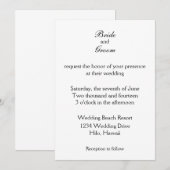 Einladungsvorlage Einladung (Vorne/Hinten)