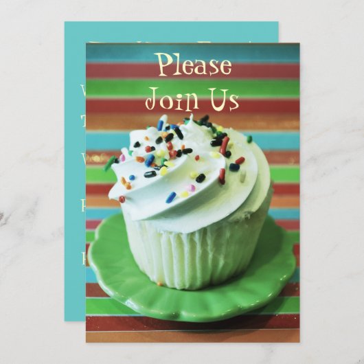 Einladungsvorlage Einladung (Vorne/Hinten)