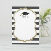 Einladungsvorlage für Abschluss Einladung (Stehend Vorderseite)