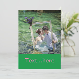 Einladungsvorlage für Hochzeitkarten Einladung