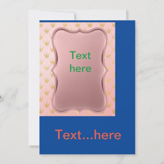 Einladungsvorlage für Hochzeitkarten Einladung (Vorderseite)