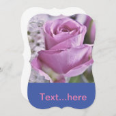 Einladungsvorlage für Hochzeitkarten Einladung (Vorne/Hinten)