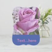 Einladungsvorlage für Hochzeitkarten Einladung (Stehend Vorderseite)