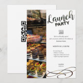 Einladungsvorlage für Launch-Party Einladung (Vorne/Hinten)