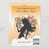 Einladungsvorlage Parfüm Einladung (Vorne/Hinten)