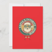 EinladungWeihnachtsfeier Einladung mit Weihnachtsm (Rückseite)