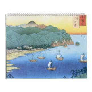 Einlass an Awa Provinz durch Ando Hiroshige Kalender