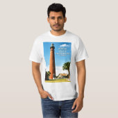 Einlass-Leuchtturm Ponce Des Leon, Florida-T - T-Shirt (Vorne ganz)