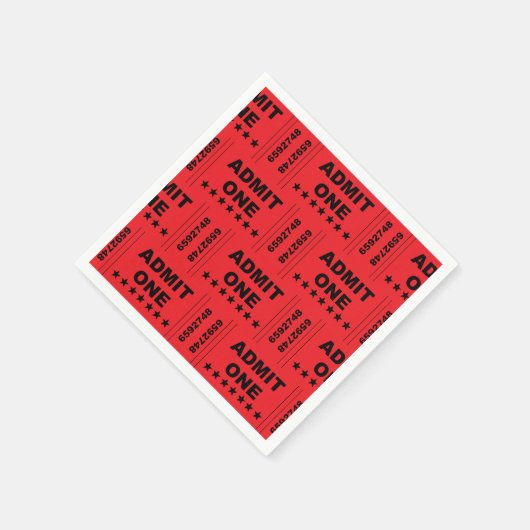 "Einlass" Papier Napkins Serviette (Ecke)