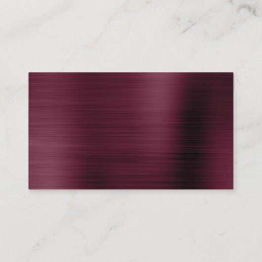 Einlegen der Burgundy Wedding Website Card Begleitkarte (Rückseite)