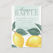 Einlegen der Citrus Lemon Diaper- und Wipes-Raffel Begleitkarte (Vorderseite)