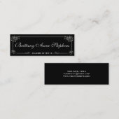 Einlegen der eleganten Abschluss-Namenskarte Telefonnummerkarte (Vorne/Hinten)