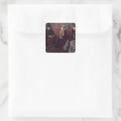 Einleitung, 1902 quadratischer aufkleber (Tasche)